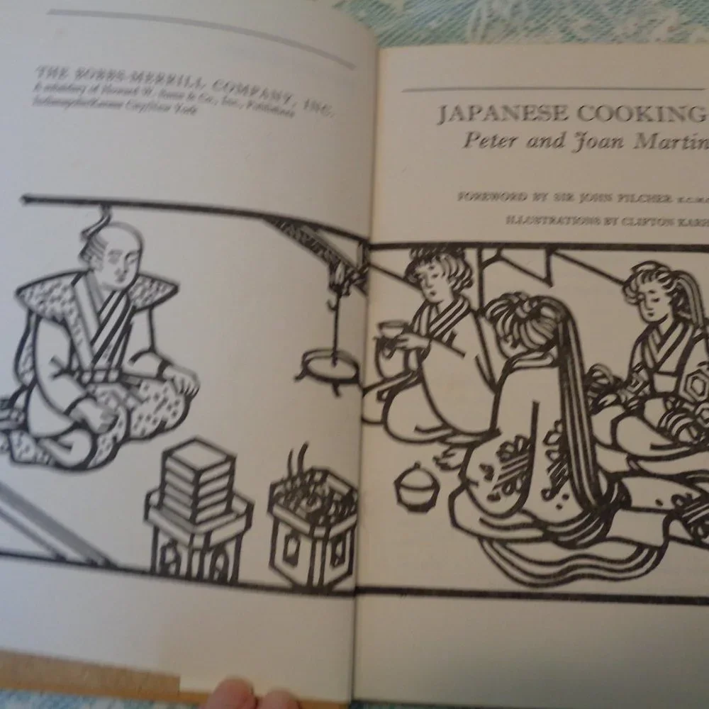 JAPANESE COOKING BOOK BY PETER & JOAN MARTIN 1970